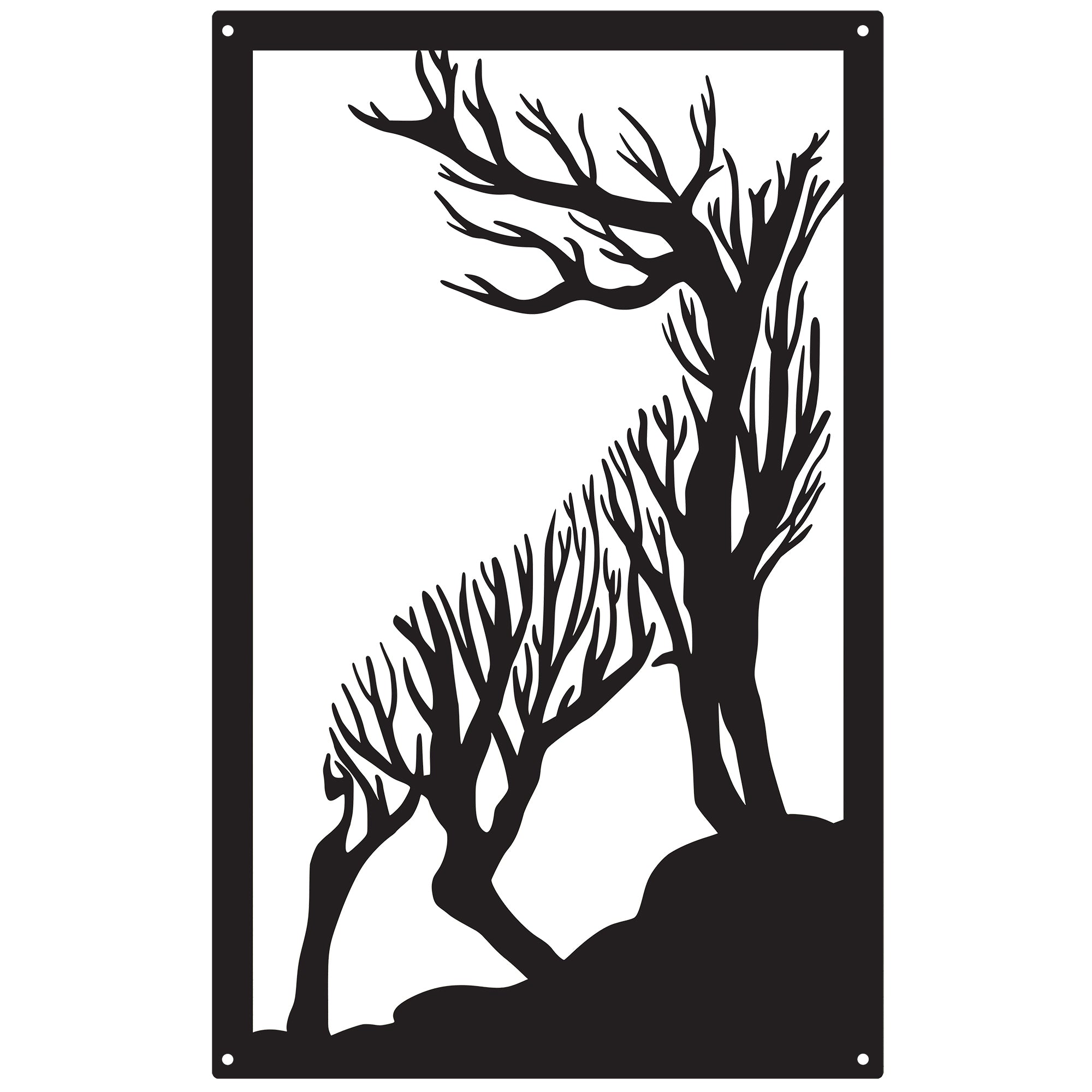 Roaring Stag, SunCatcher Wall Art Highland Stag Design-2