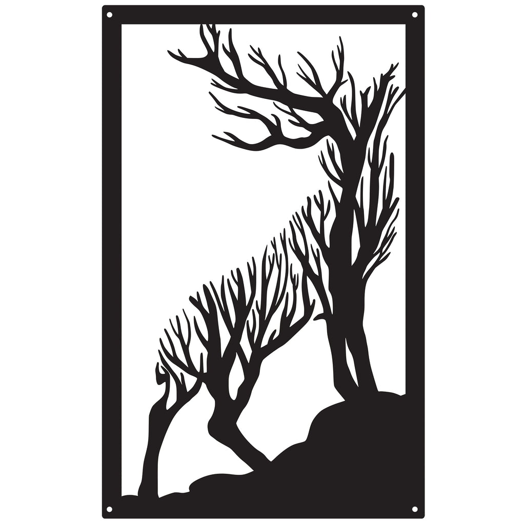 Roaring Stag, SunCatcher Wall Art Highland Stag Design-0