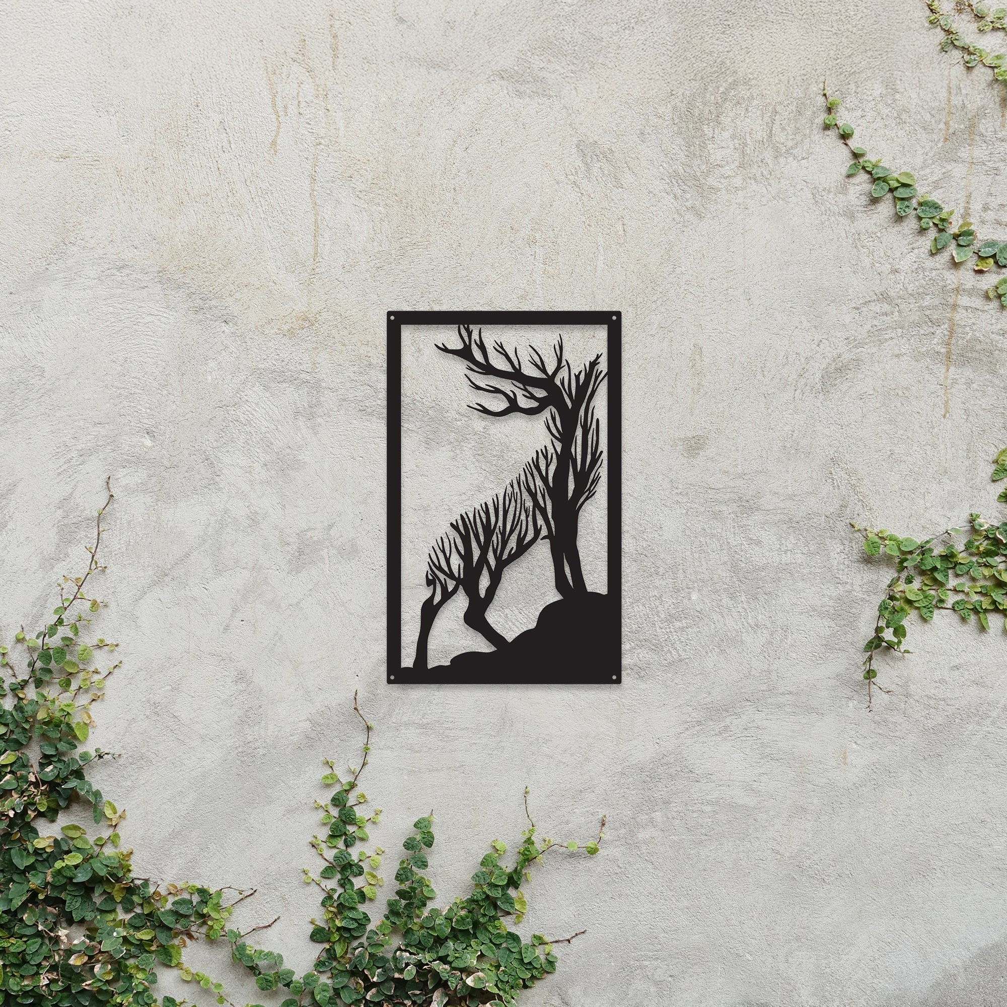 Roaring Stag, SunCatcher Wall Art Highland Stag Design-1