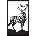 Turning Stag, SunCatcher Wall Art Highland Stag Design-0