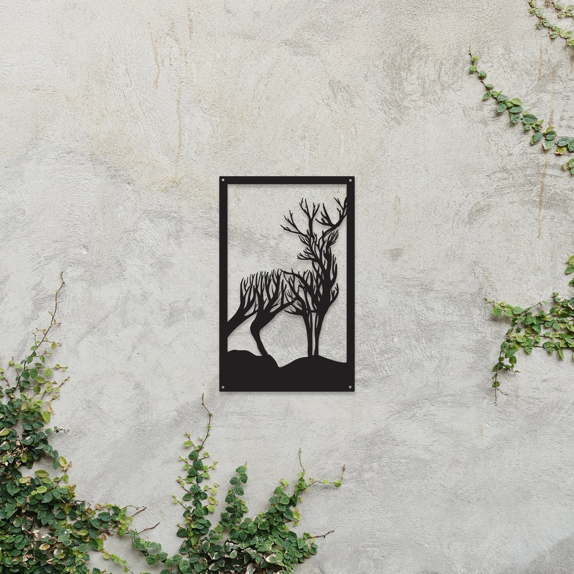 Turning Stag, SunCatcher Wall Art Highland Stag Design-1
