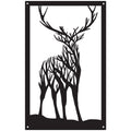 Staring Stag, SunCatcher Wall Art Highland Stag Design-0