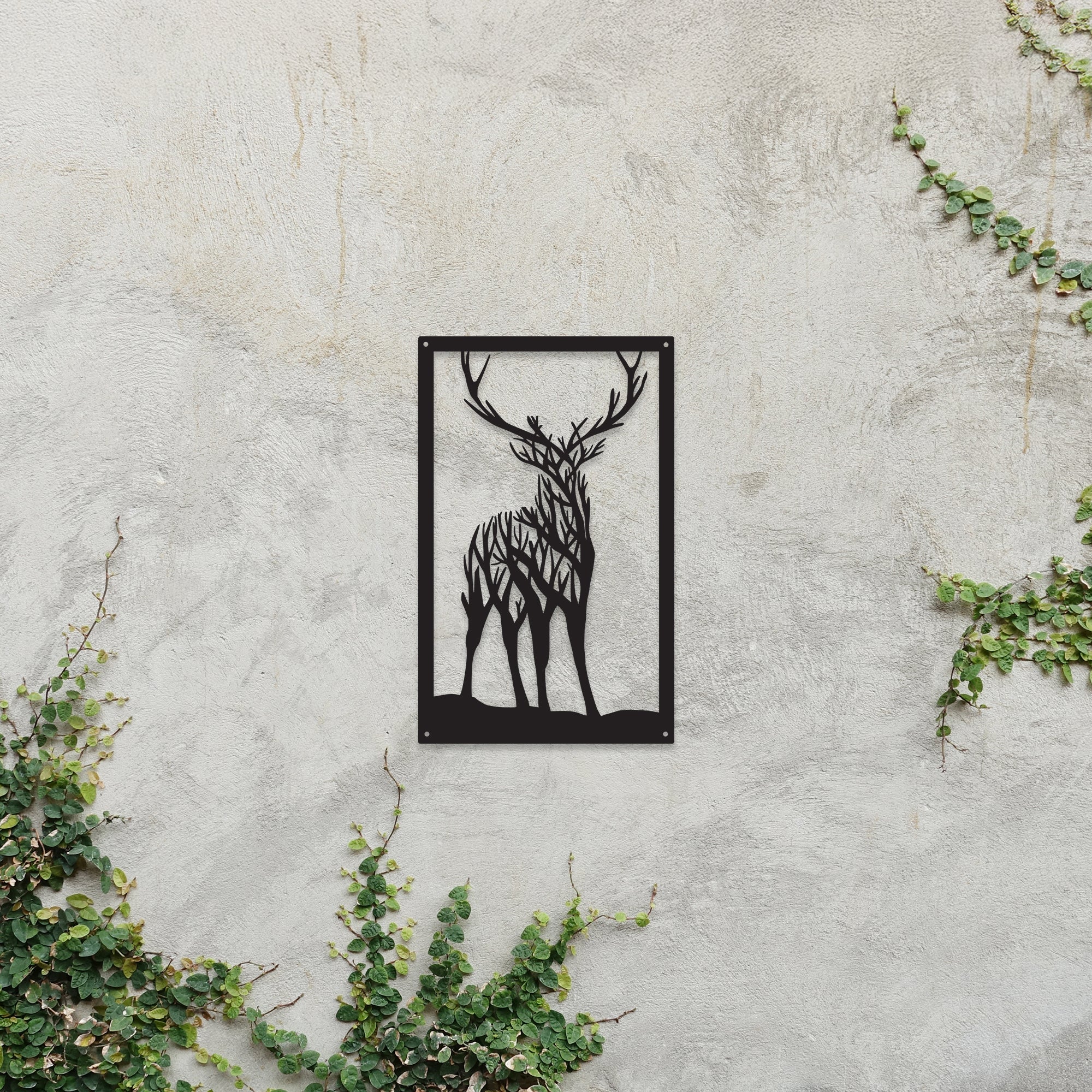 Staring Stag, SunCatcher Wall Art Highland Stag Design-1