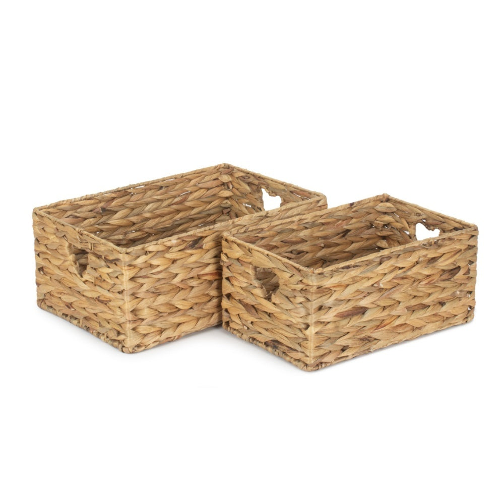 Shallow Water Hyacinth Storage Basket-3